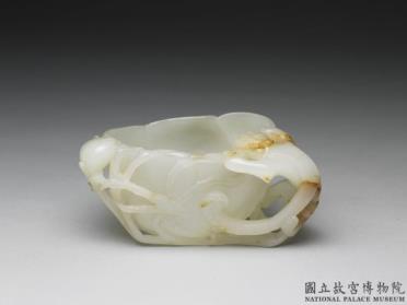 图片[2]-Jade lobed brush washer, Qing dynasty (1644-1911)-China Archive